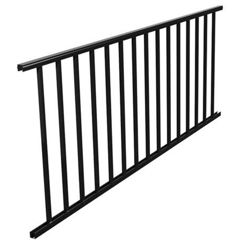 High Quality wrought iron stair railing/modern iron railing designs