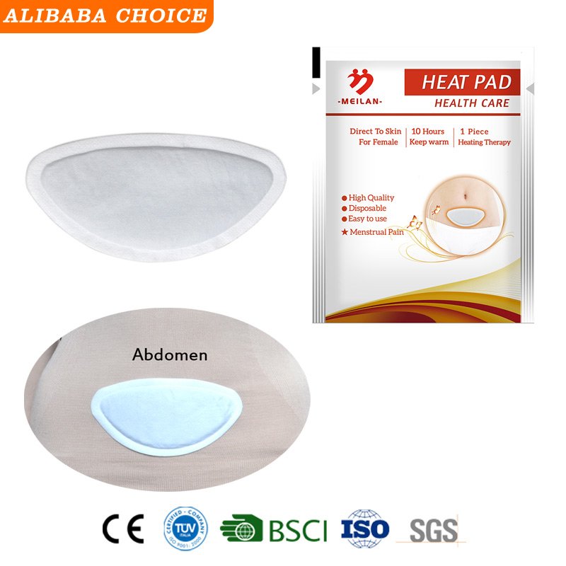 100% Natural Heat Period Pain Relief Menstrual Cramp Relief Heat Pack Hot Bag Warm Heating Patches