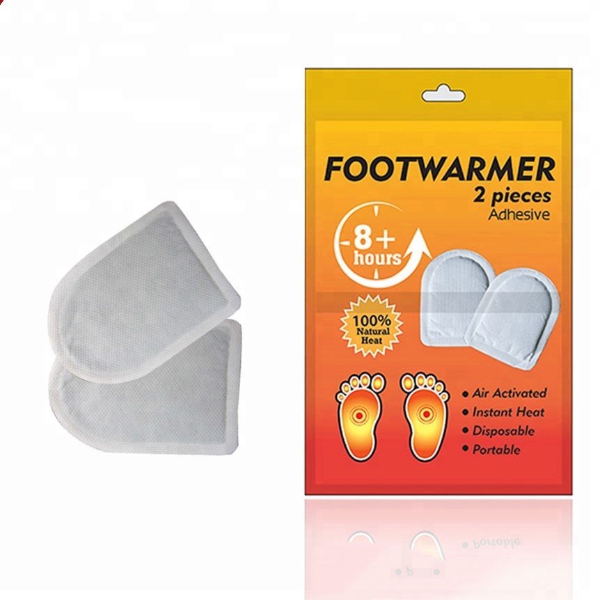Disposable high quality warm foot paste iron powder air activated warm foot patch