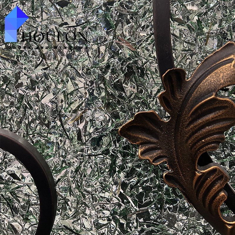 Manufacturer Price High Quality European Design Luxury Metal Frame Double Wrought Iron House Door