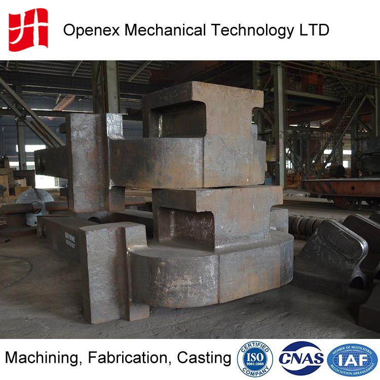 Machine Base Body Max 300 tons Parts Gravity Sand Mold Large Custom Gray iron Casting Service