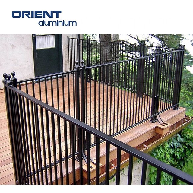 Modern Design Decorate Indoor Wrought Iron Staircase Railings Aluminum Handrail Glass Railing For Stairs And Balcony