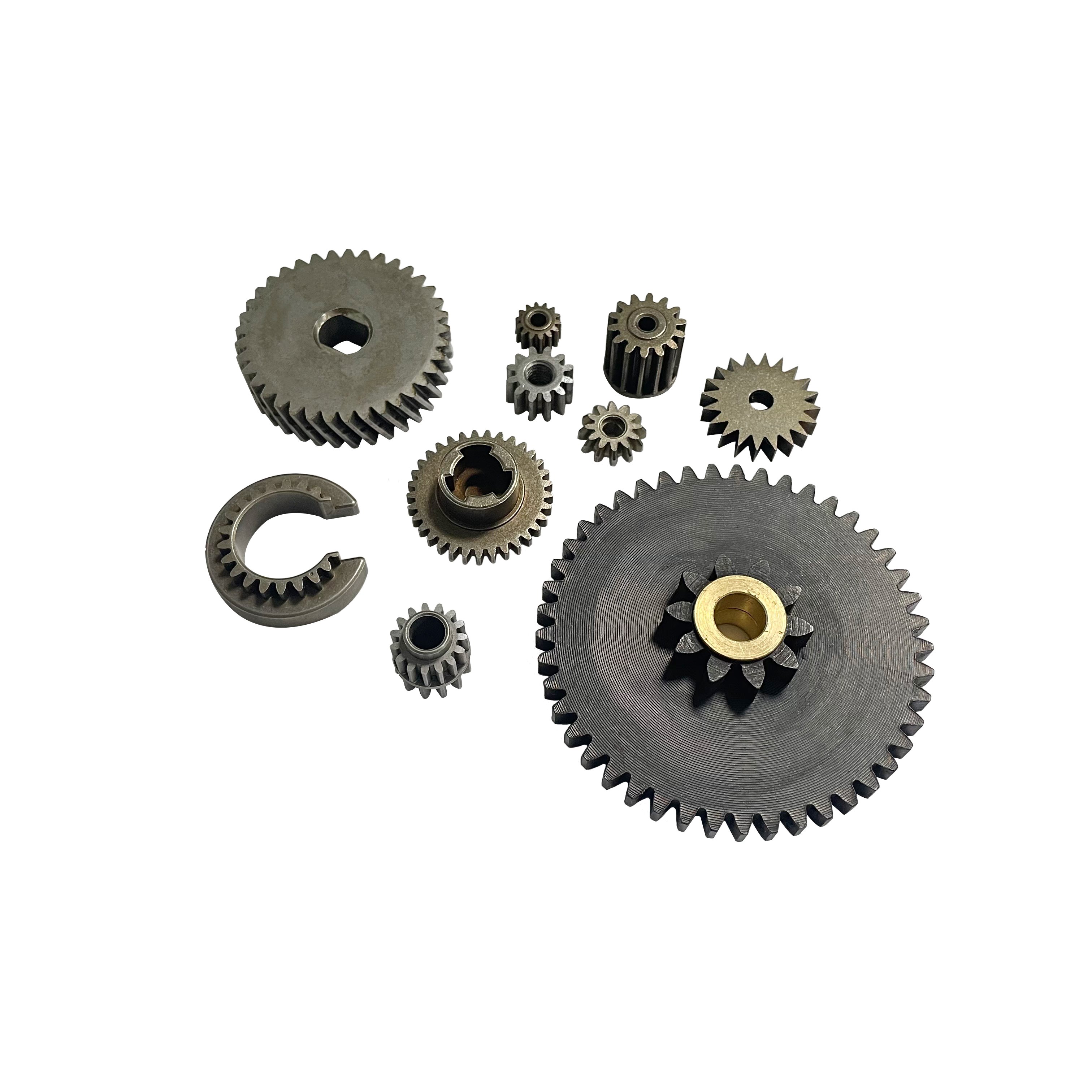 Powder metal Parts stainless steel bronze iron C shape powder metallurgy C gear sector gear lock accessories