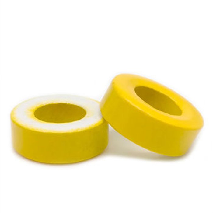 -26 Toroidal Magnetic Powder Core Yellow White Alloy Iron Powder Core Coil