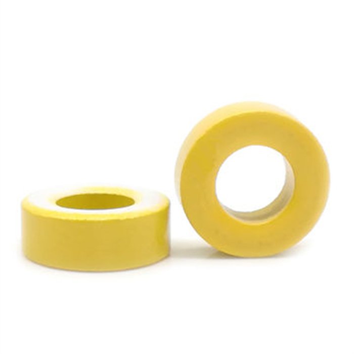 -26 Toroidal Magnetic Powder Core Yellow White Alloy Iron Powder Core Coil