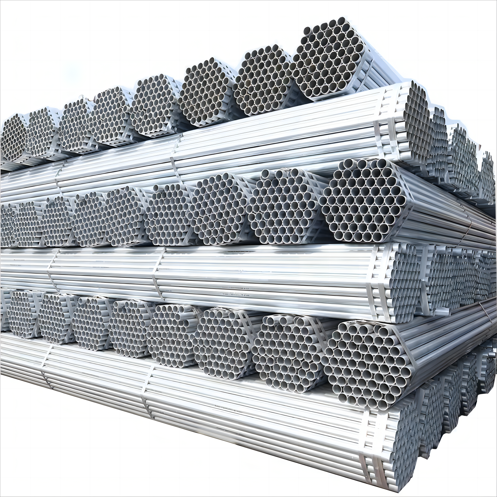 Scaffolding Pipe metal Corrugated Square Hot Dip Galvanized Steel Pipe ERW Hollow Section Iron Rectangular Tube For Greenhouse