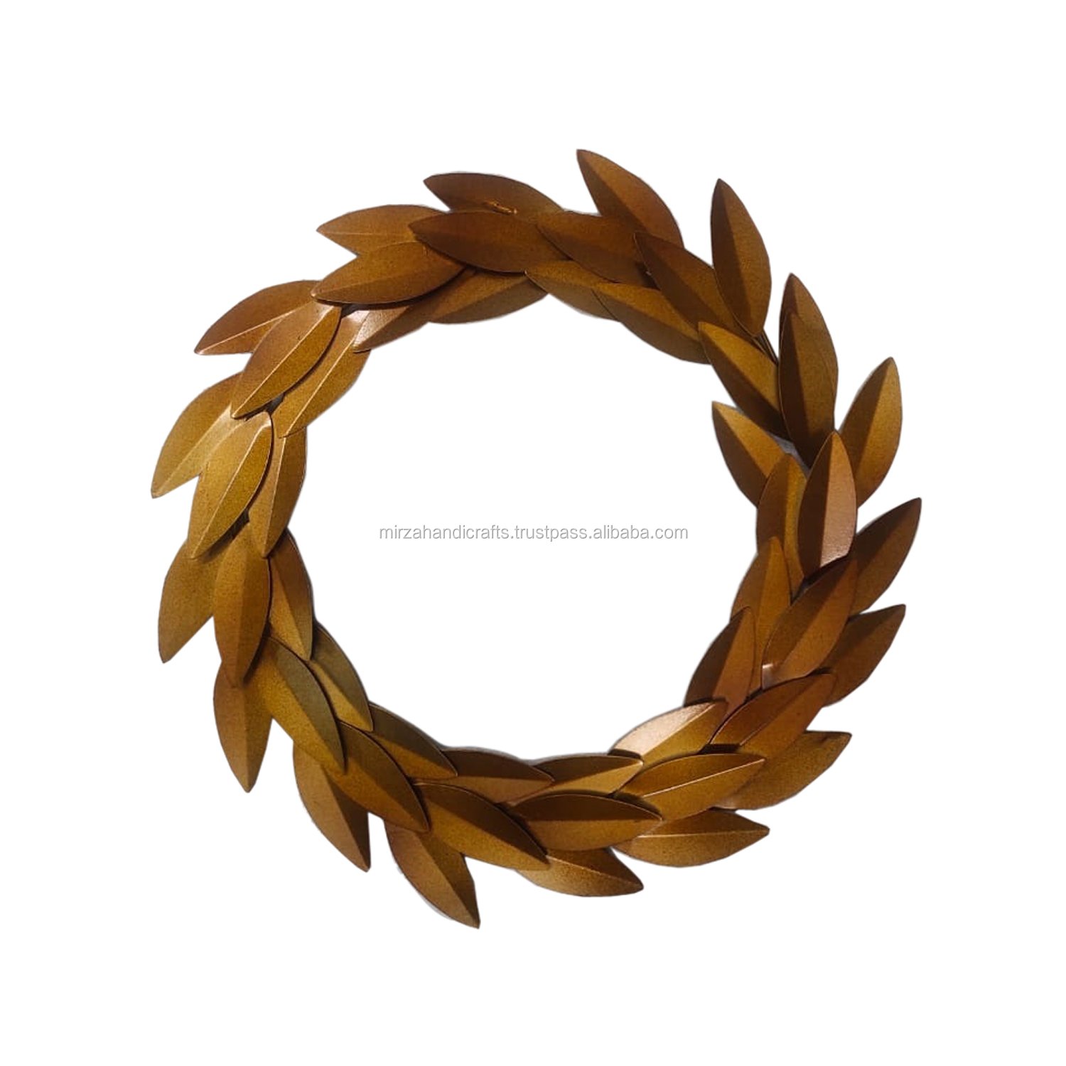 Iron Round Multi Color Flowers Candle Wreath for Home Decorative and Garden Decorative