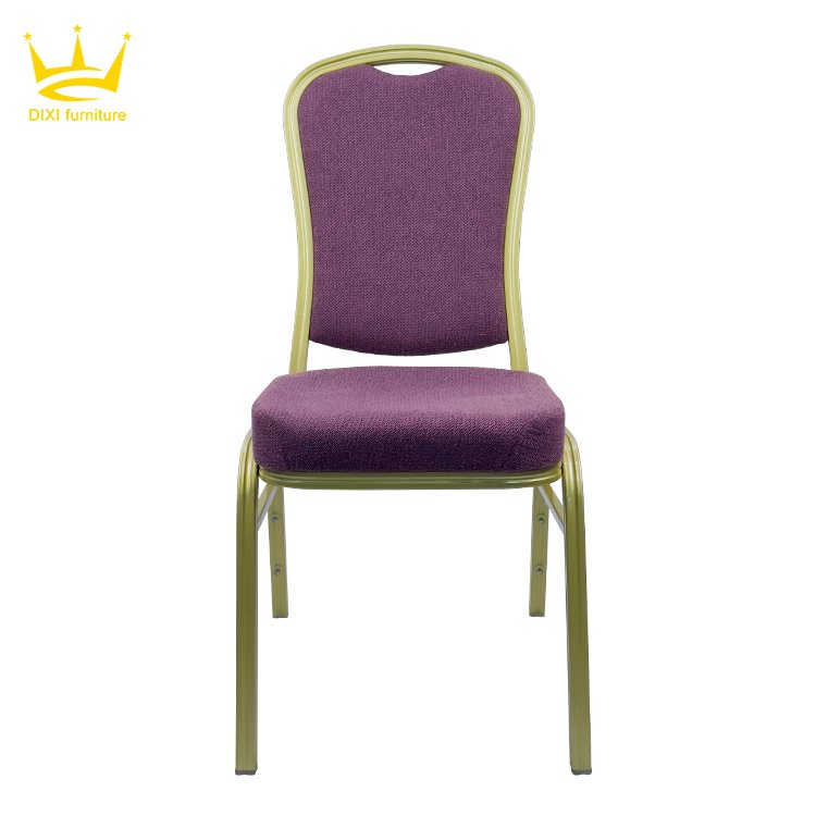 Wholesale Modern Cheap Purple Metal Chair Customised Banquet Iron Aluminium Frame Dining Chair