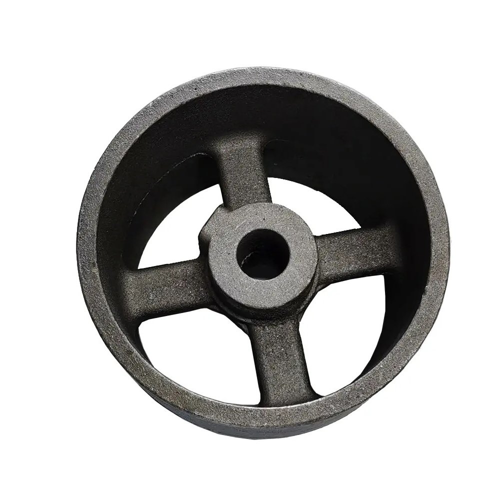 Custom Cast Iron Free Generator Energy Storage Systems 100Kg 24 Inch 150Mm Dia Pulley Flywheel Storage Cast Iron