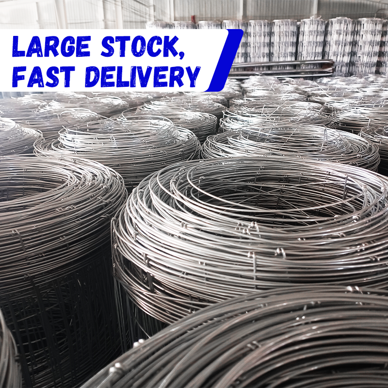 1.2m 1.5m 1.8m Metal Livestock Fence from China for Horse Cattle Goat Farm & Driveway Gates Iron Steel Frame Wire Fencing