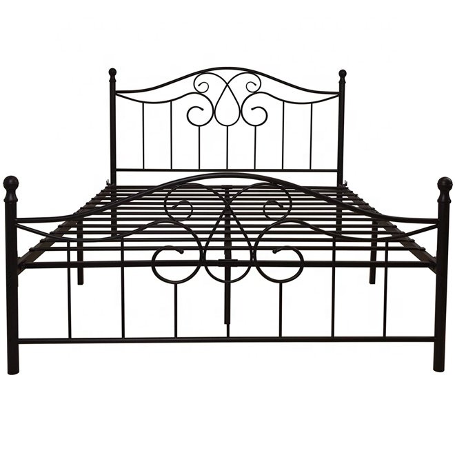 Wholesale Classical Queen Size Steel Double Bed Frame