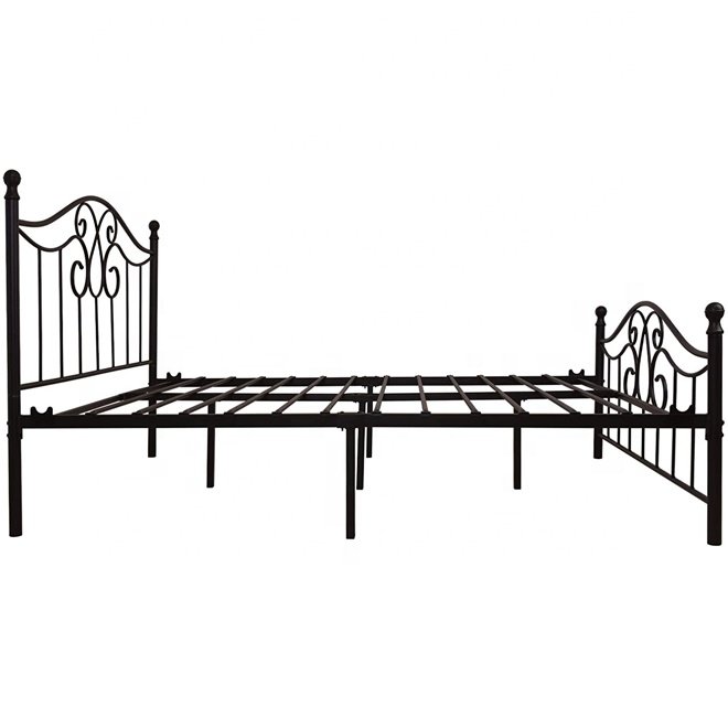 Wholesale Classical Queen Size Steel Double Bed Frame