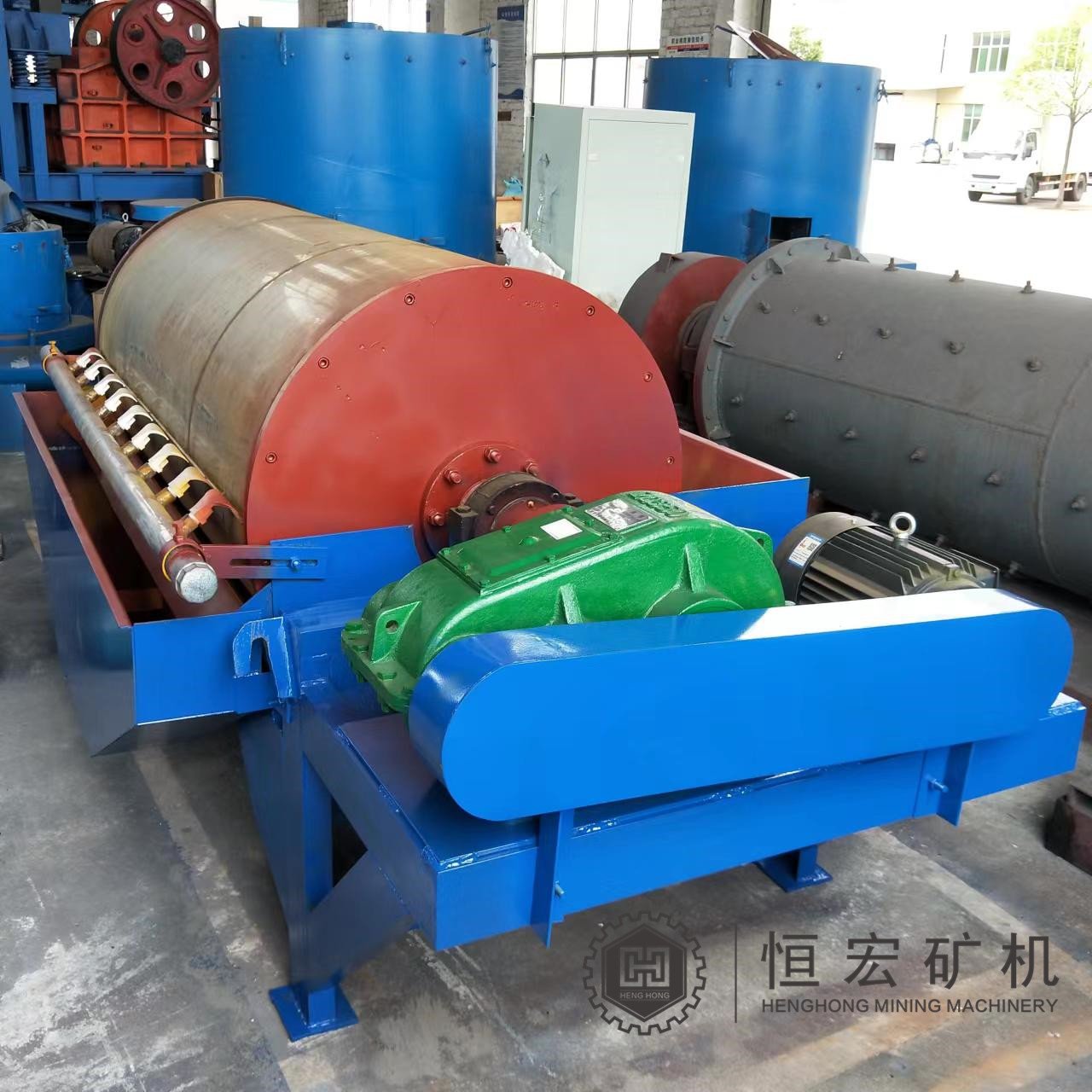 Ferrous And Non Ferrous Metal Separation Machine 1000-15000GS High Intensity Rare Earth Permanent Magnetic Particle Separator
