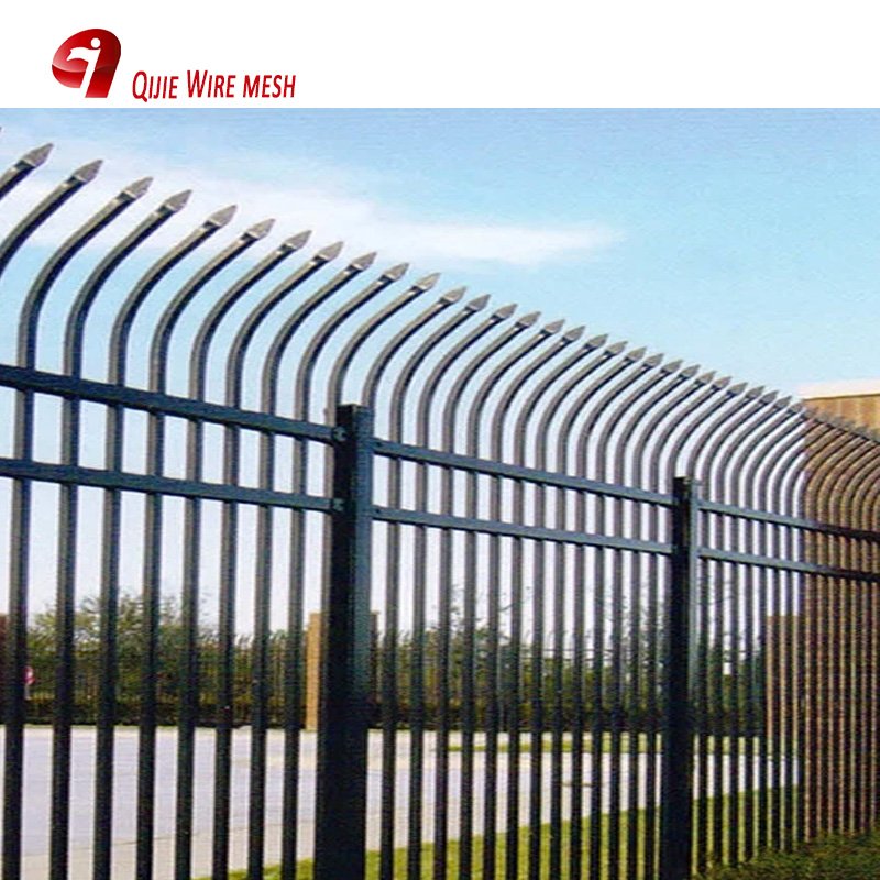 Wrought Iron Driveway Gate Decorative Hollow 3 Foot Spearhead Powder Coated Modern Wrought Iron Gate And Fence