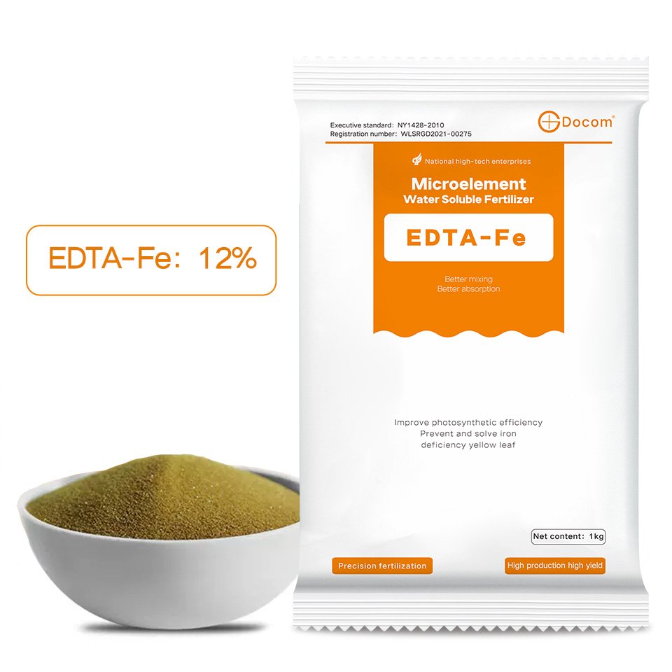 Agricultural fertilizer EDTA iron fertilizer Fe microelement fertilizer for fruit and vegetable