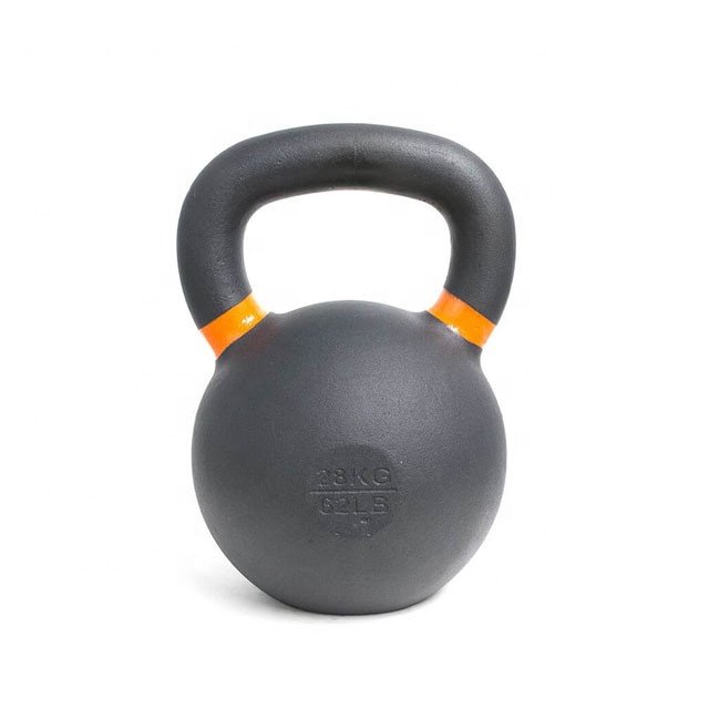 High quality Gravity Black Cast Iron Powder Coated Kettlebell