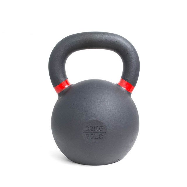 High quality Gravity Black Cast Iron Powder Coated Kettlebell
