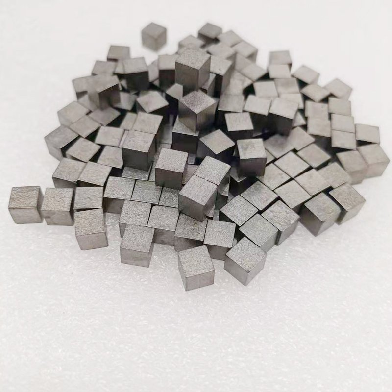 95 93 tungsten nickel iron cube block mechanical weight ball surface polished tungsten base alloy cube