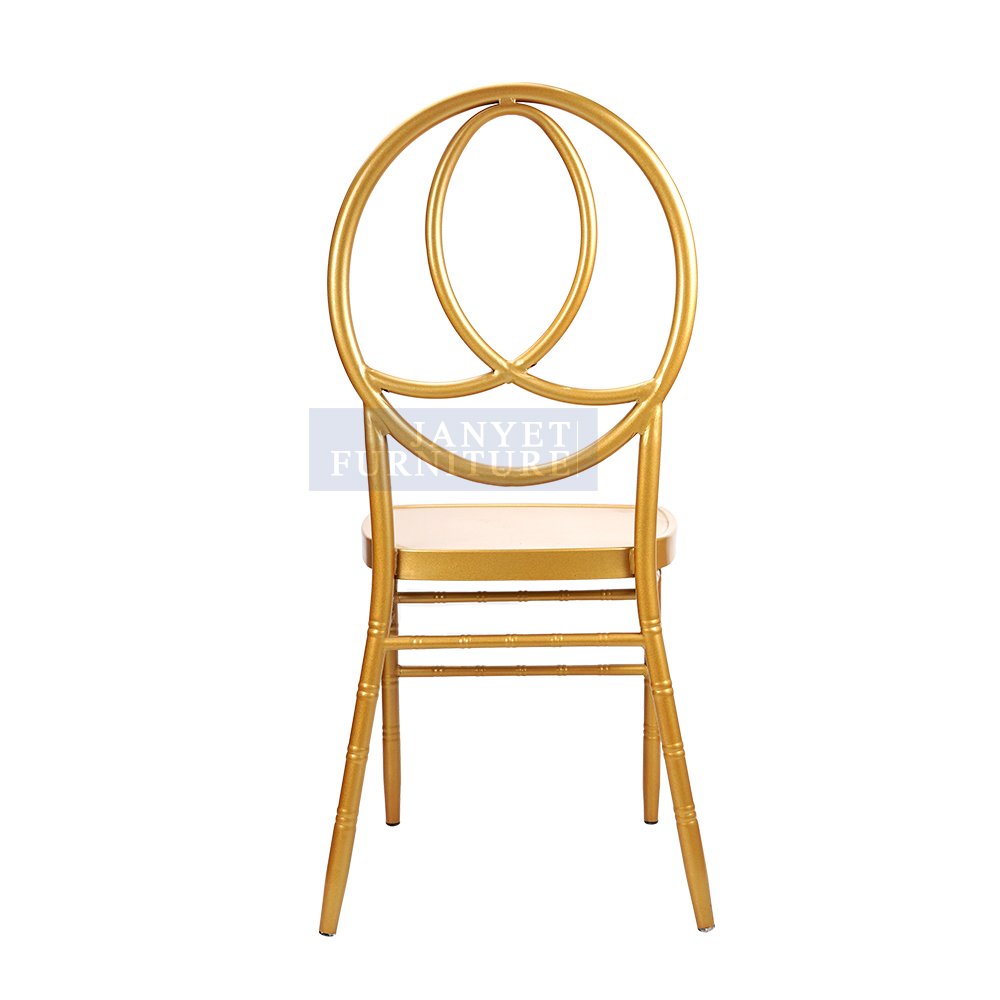 Wholesale Gold Stacking Metal Phoenix Chairs Wedding Event