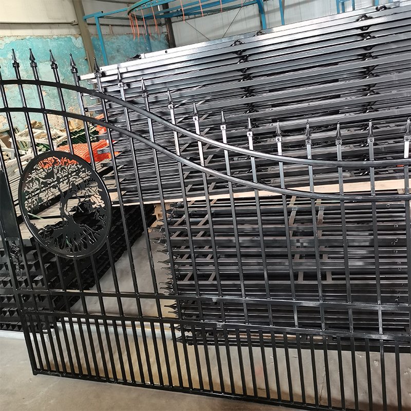 European wrought iron main gate deer designs wrought iron gate handle design