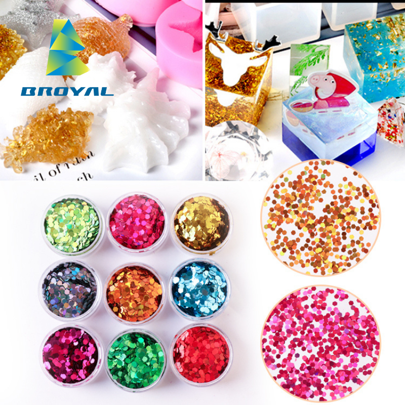 Antimony Test Qualified Rainbow Pink Outfits Neon Cosmetic Glitter Powder For Decorative Lipgloss Nail Eyeshadow