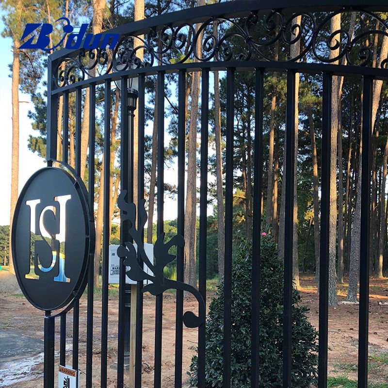 BODUN one stop aluminum gate small metals customize service for gate, free CAD graphic, tell us size and design, swing sliding