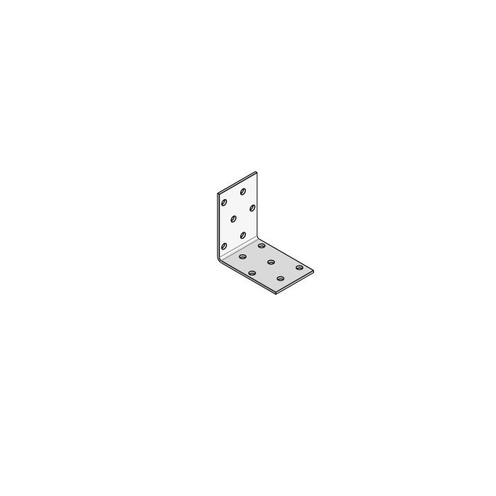 Factory made sheet metal zinc plating L shape 90 degree wood connector right angle bracket
