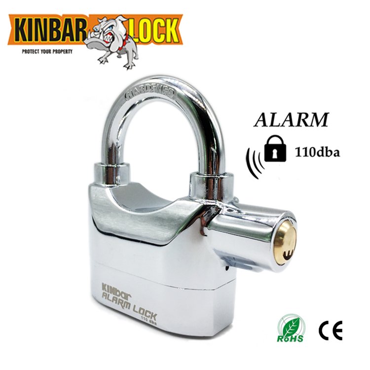 60MM safe suitcase three keys brass padlock