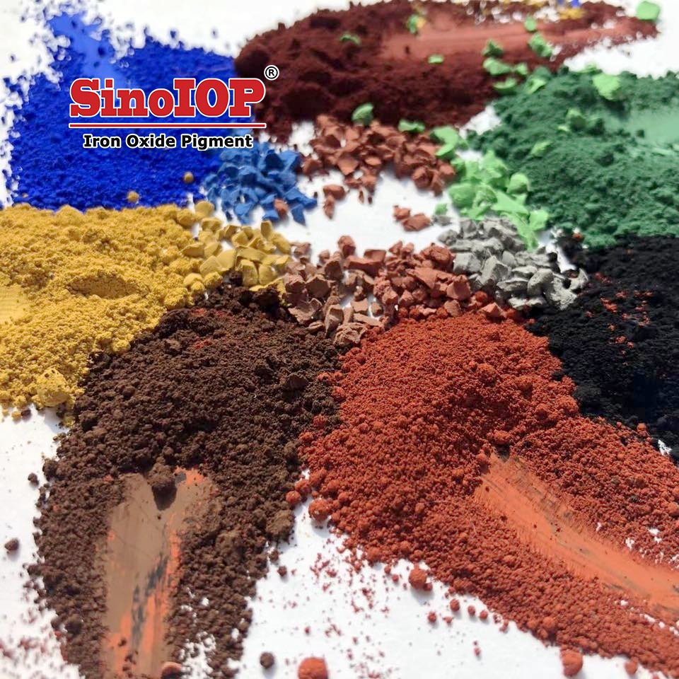 Synthetic Inorganic Pigments Iron Oxide Fe2O3 Powder For Brick Concrete Paint S130 Shanghai Shenhong