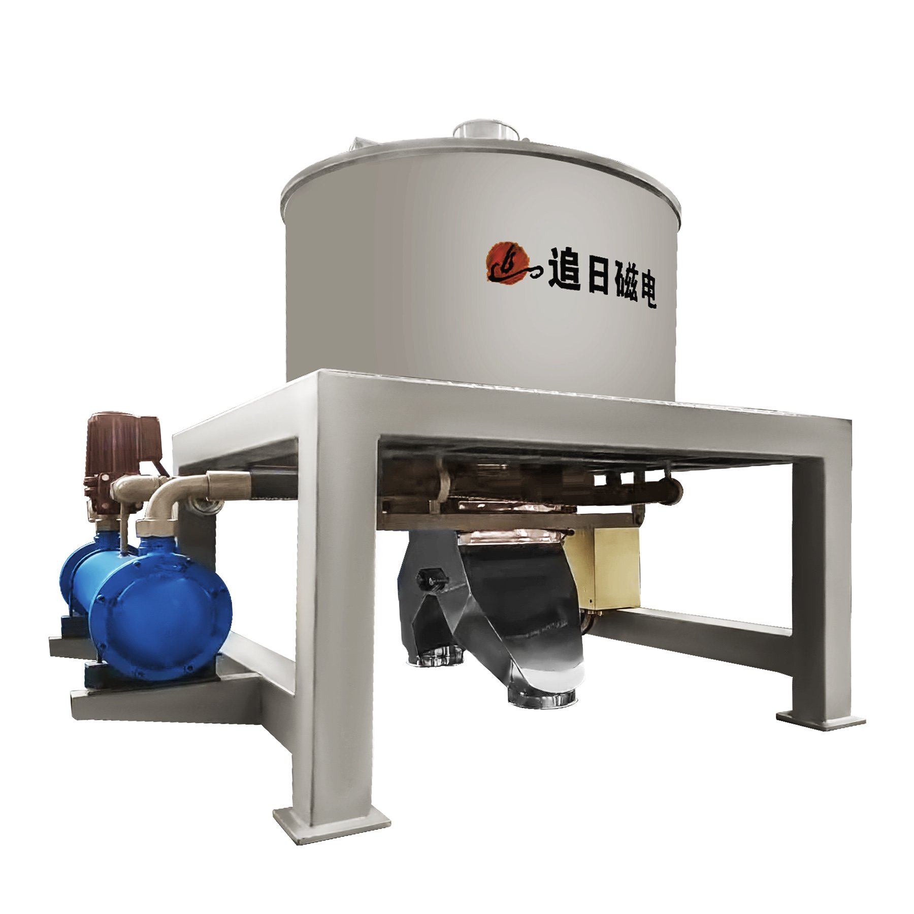 hot sale self cleaning dry oil cooled electromagnetic iron separator for removing iron powder convey feldspar and kaolin clay