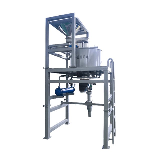 hot sale self cleaning dry oil cooled electromagnetic iron separator for removing iron powder convey feldspar and kaolin clay