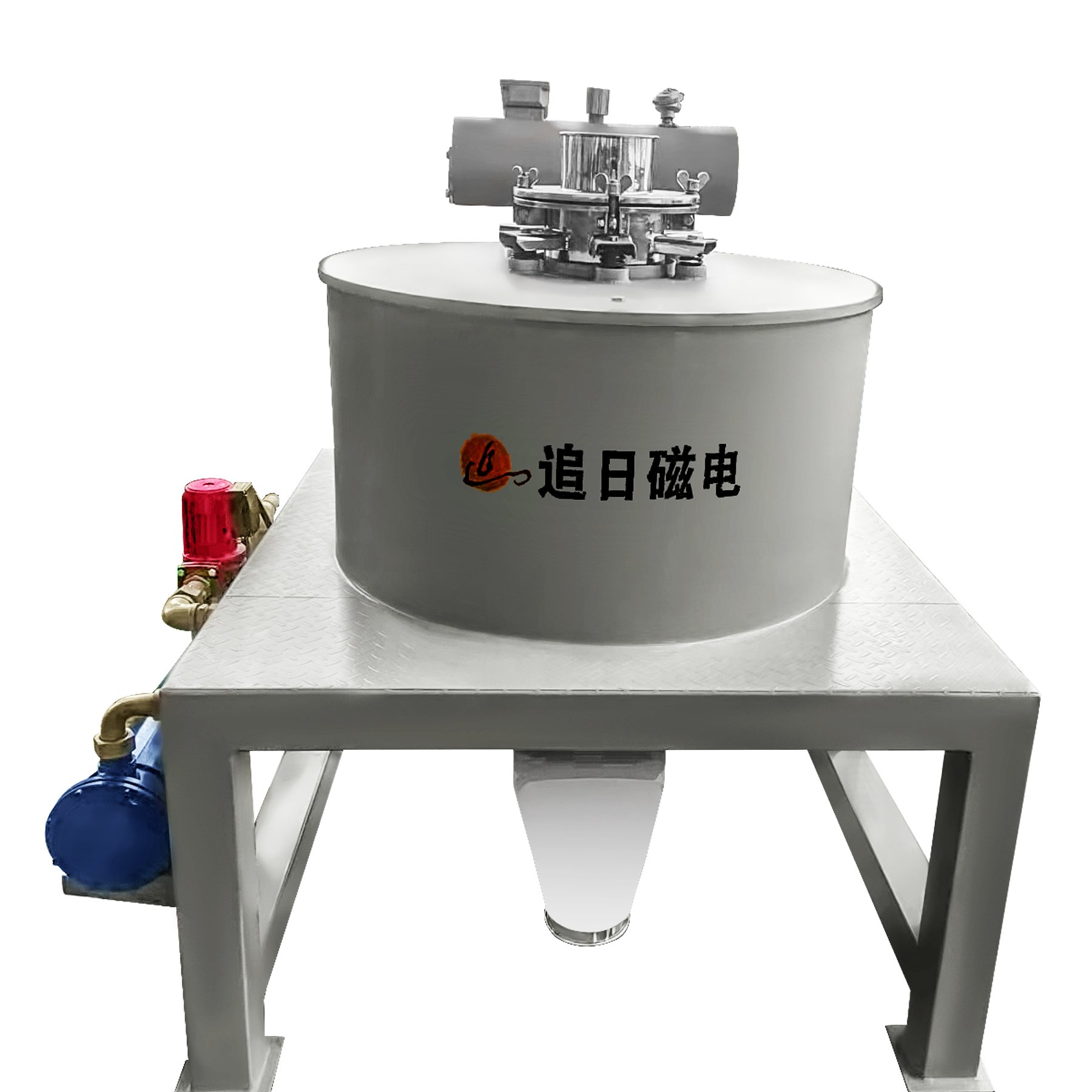 hot sale self cleaning dry oil cooled electromagnetic iron separator for removing iron powder convey feldspar and kaolin clay