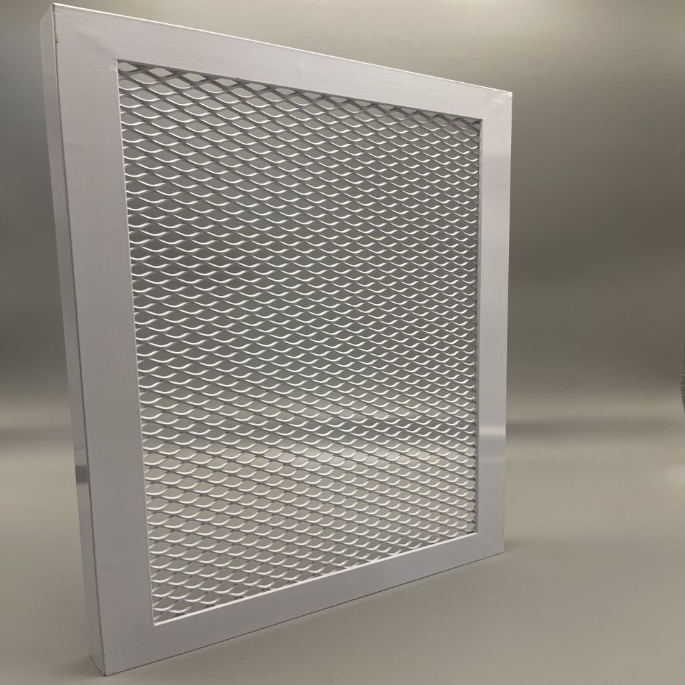 Square shape expanded wire stretched metal mesh decorative