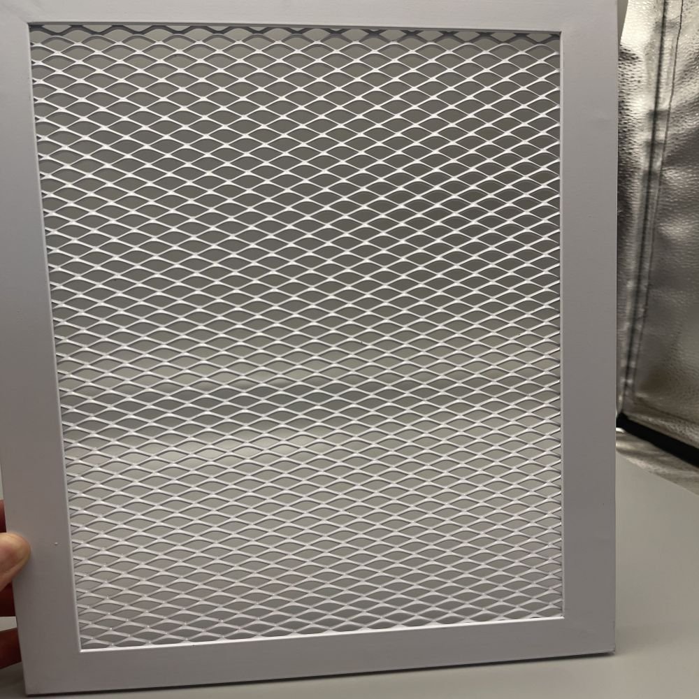 Square shape expanded wire stretched metal mesh decorative
