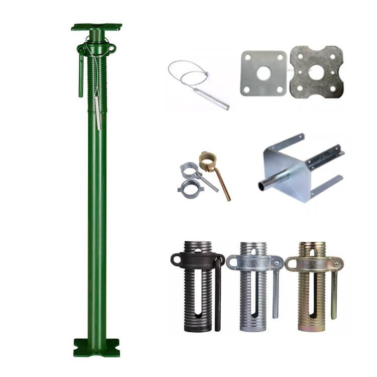 Building formwork concrete wall formwork scaffoldings steel support telescopic jack steel props price