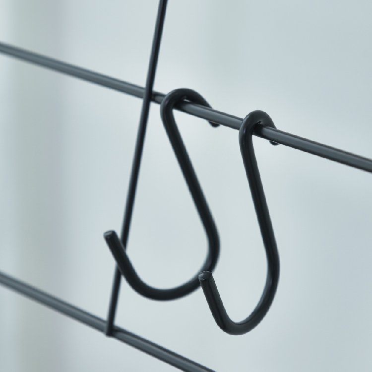 Home storage black portable new bathroom wire ladder Wall leaning towel rack