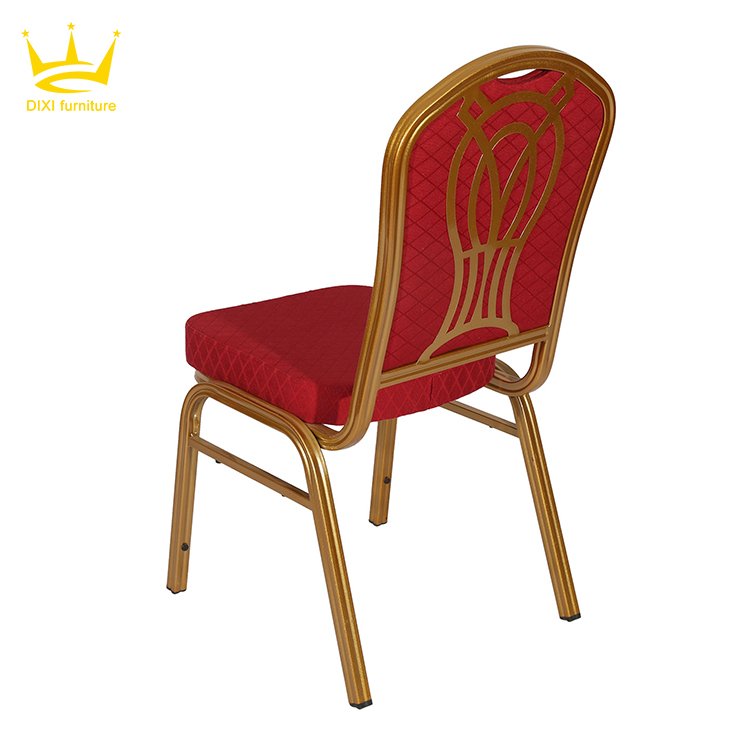 High Quality Luxury Modern Commercial Furniture Stack Hall Metal Banquet Hotel Chairs