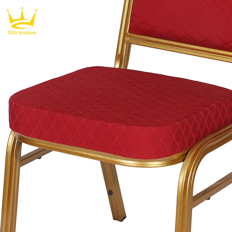 High Quality Luxury Modern Commercial Furniture Stack Hall Metal Banquet Hotel Chairs