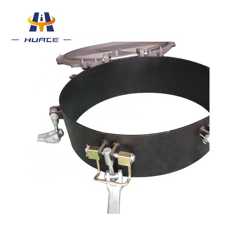 Aluminum alloy/stainless steel quick opening lightweight top manhole cover fuel & powder truck body parts supplier