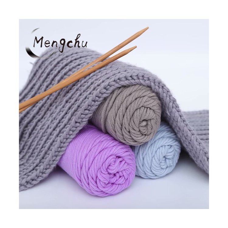 yarn crochet hot sale factory price milk cotton crochet 8 ply acrylic 8ply yarn for hand knitting