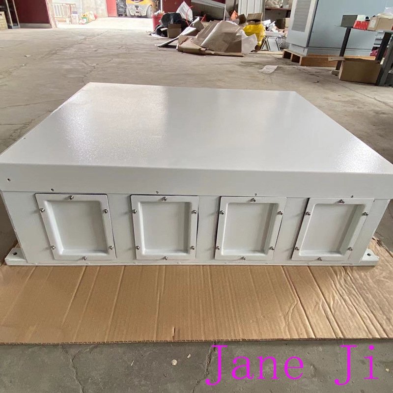 White powder coated sheet metal fabrication
