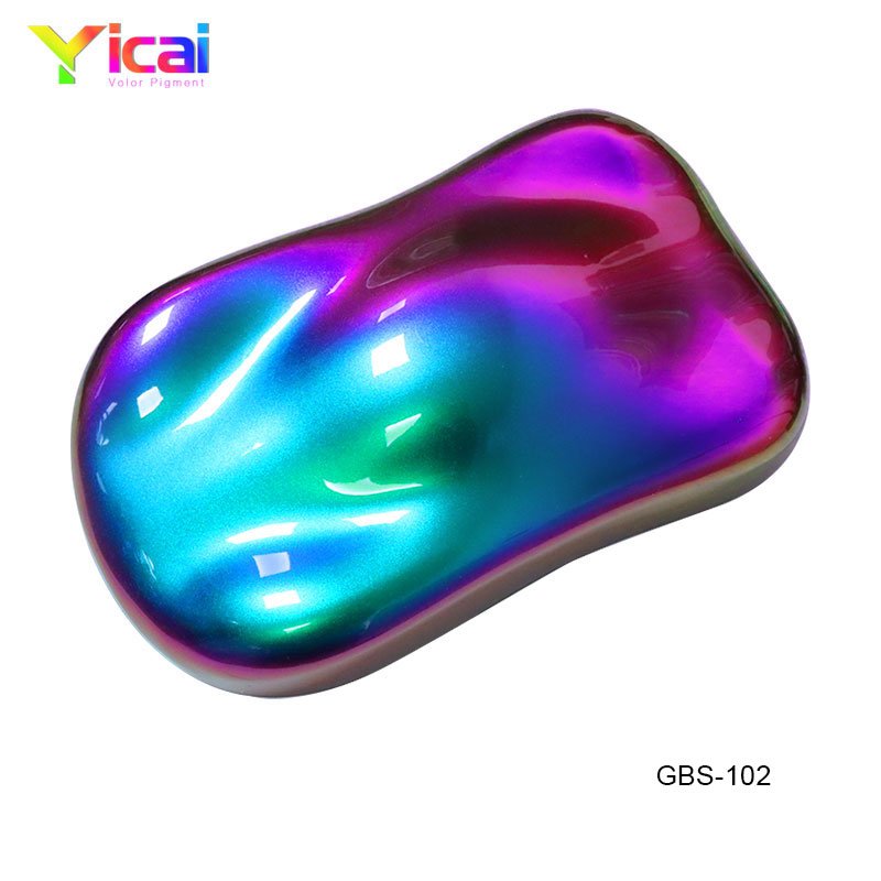 Color Change Car Paint Pigment Automotive Color Shift Paints Chrome Powder Super Chameleon Pigment For Car Paint