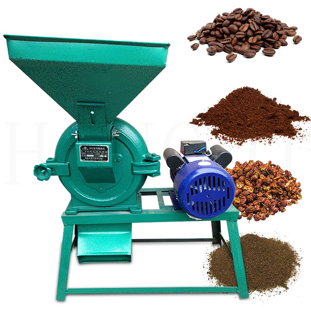 Crush Spice Pepper Turmeric Corn Nut Hopper Type Pulverizer