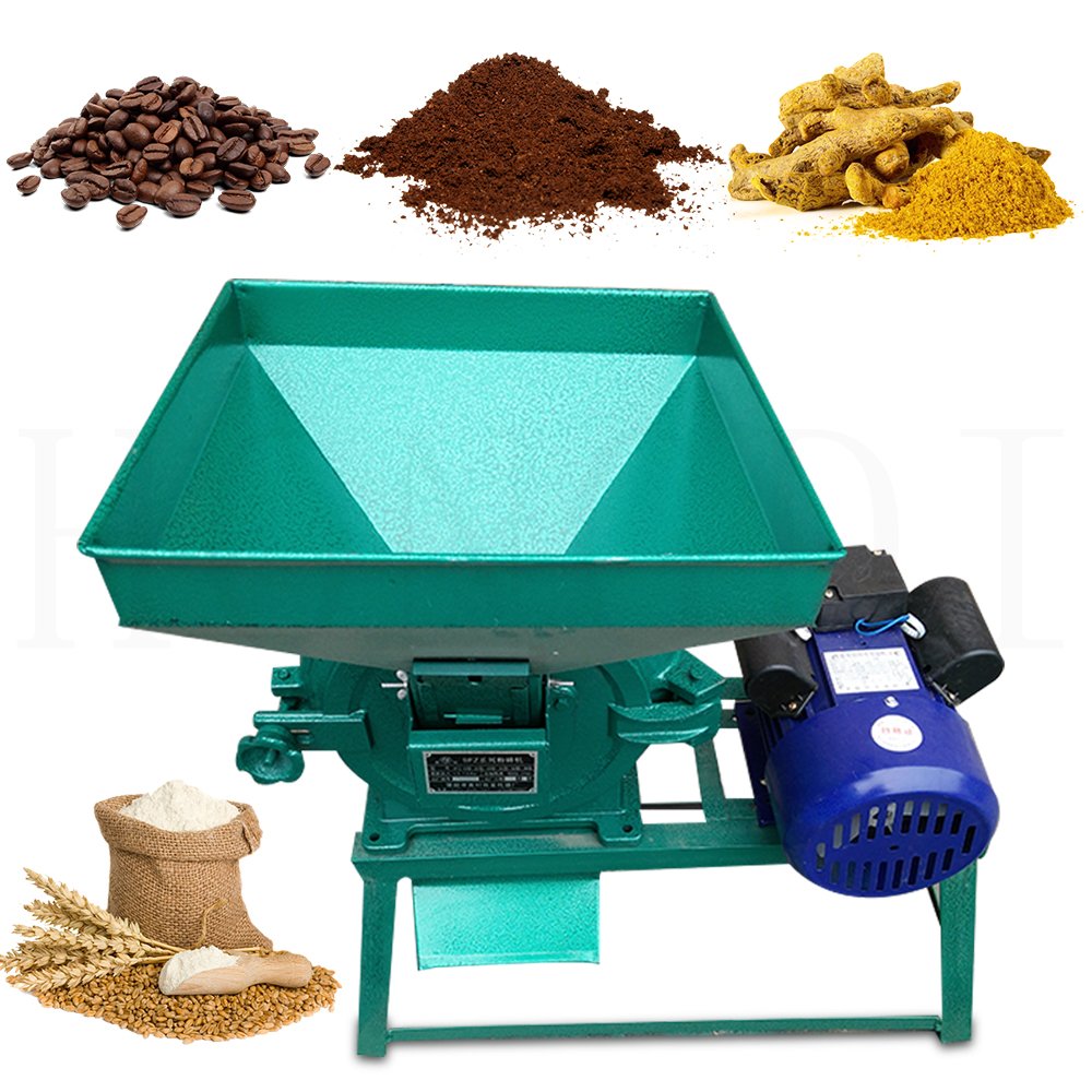 Crush Spice Pepper Turmeric Corn Nut Hopper Type Pulverizer