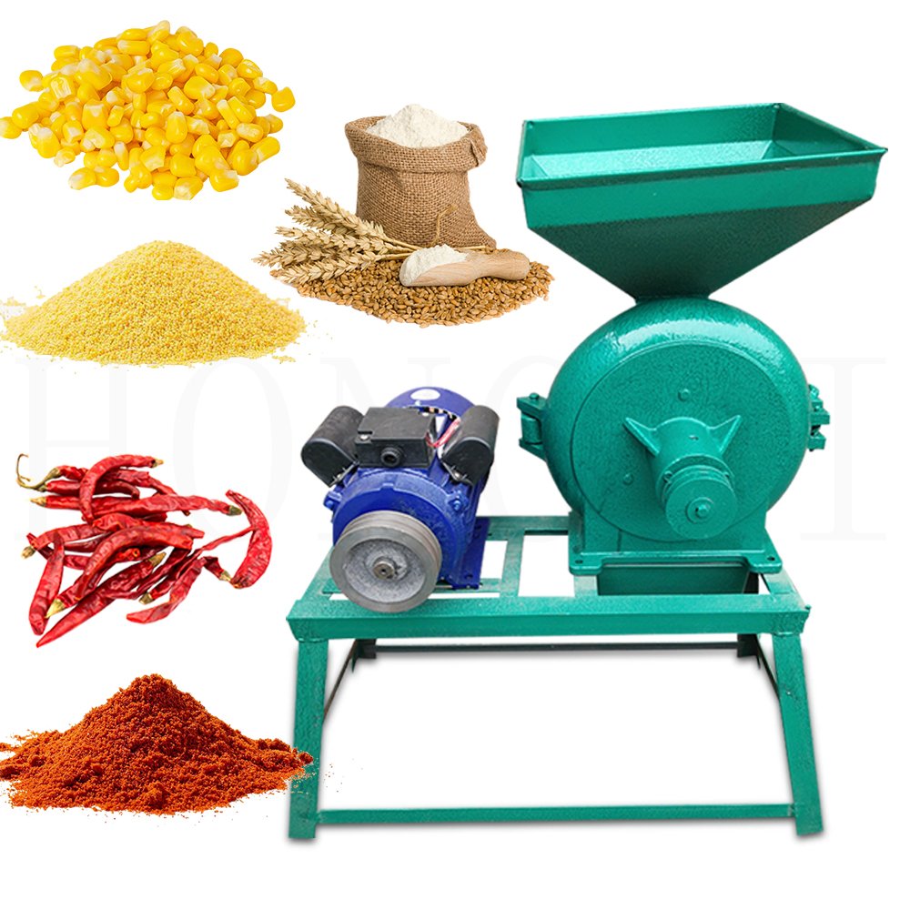 Crush Spice Pepper Turmeric Corn Nut Hopper Type Pulverizer
