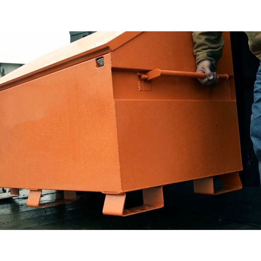 Universal Storage Chest in Orange ute job site tool box cabinet