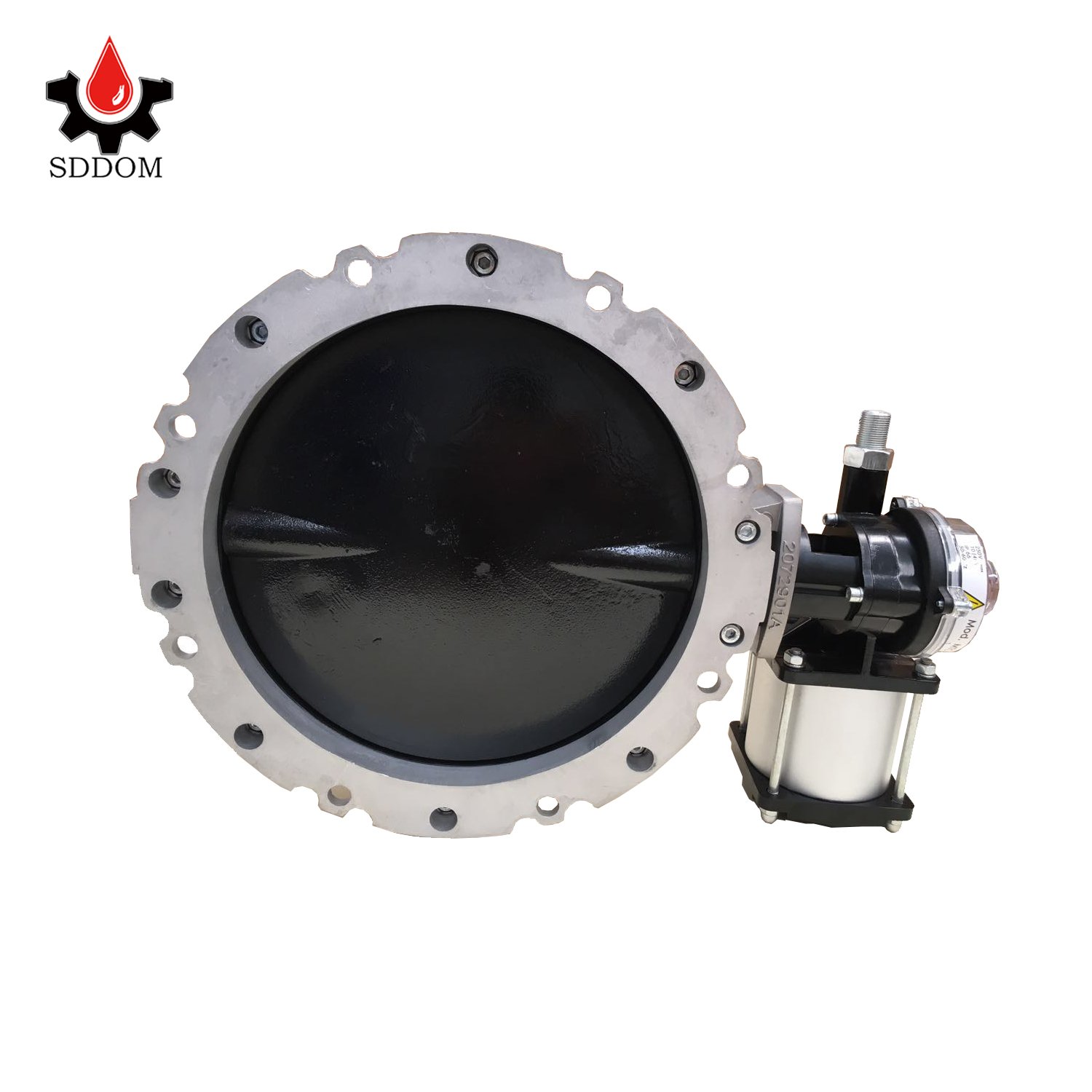 compact electrical 220v24v electric plastic pneumatic wafer type butterfly valve for all kinds of powder