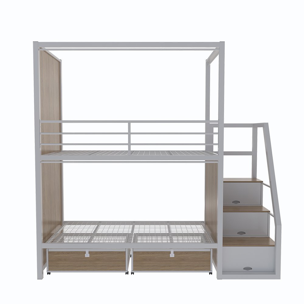 Factory supply wholesale bunk beds solid wood capsule low bed youth hostel game hotel bunk beds applicable hotel family hotel