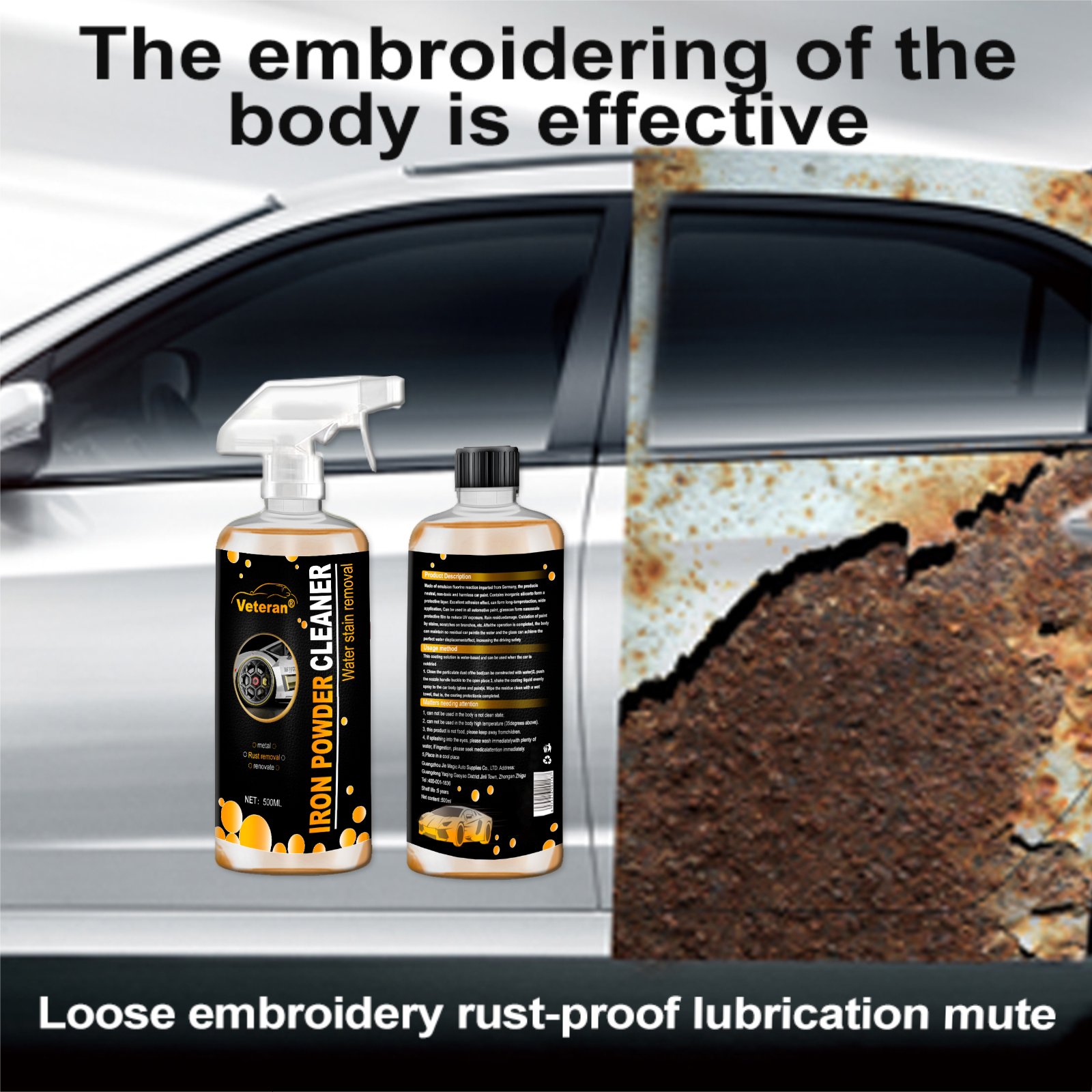 OEM iron powder cleaner Paint Glass Car interior Wheel cleaning Maintenance Car care