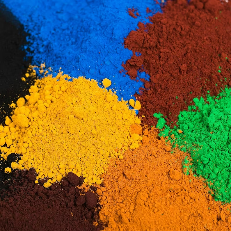 25KG Bag Mortar Cement Concrete Paver Stone Water Soluble Dye Color Iron Oxide Pigment Powder